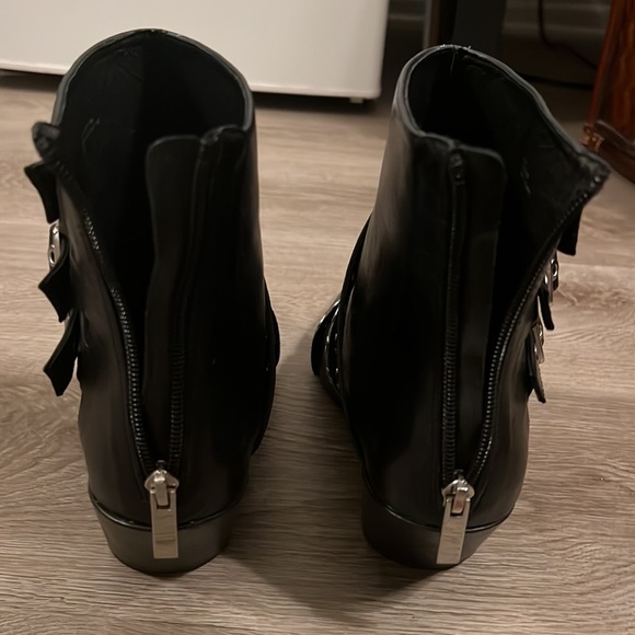 Shelly of London Goth ankle high boots US size 10 EUR 40 - Picture 7 of 8